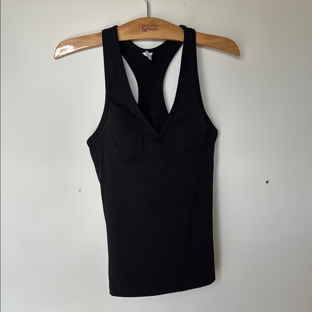 Victoria's Secret Black Sports Top with built in underwire bra